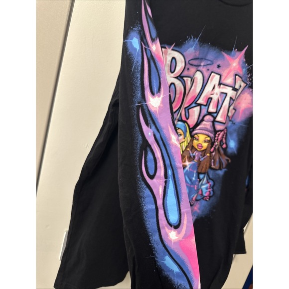 Dolls Kill x Bratz Women Size Medium Passion For Fashion L/S T-Shirt Black URBAN - Picture 3 of 9